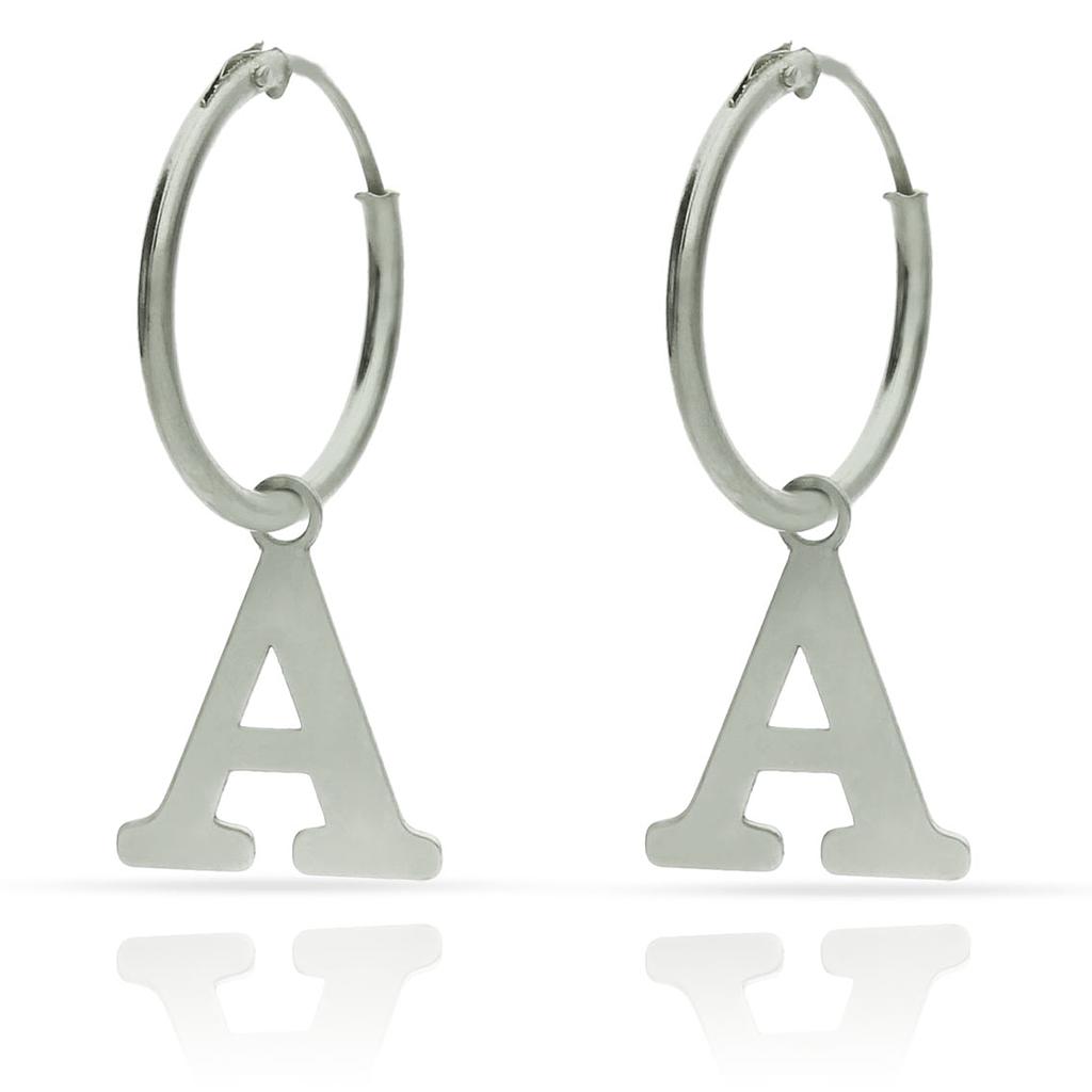 AROS PLATA 925MM LETRA - 12MM
