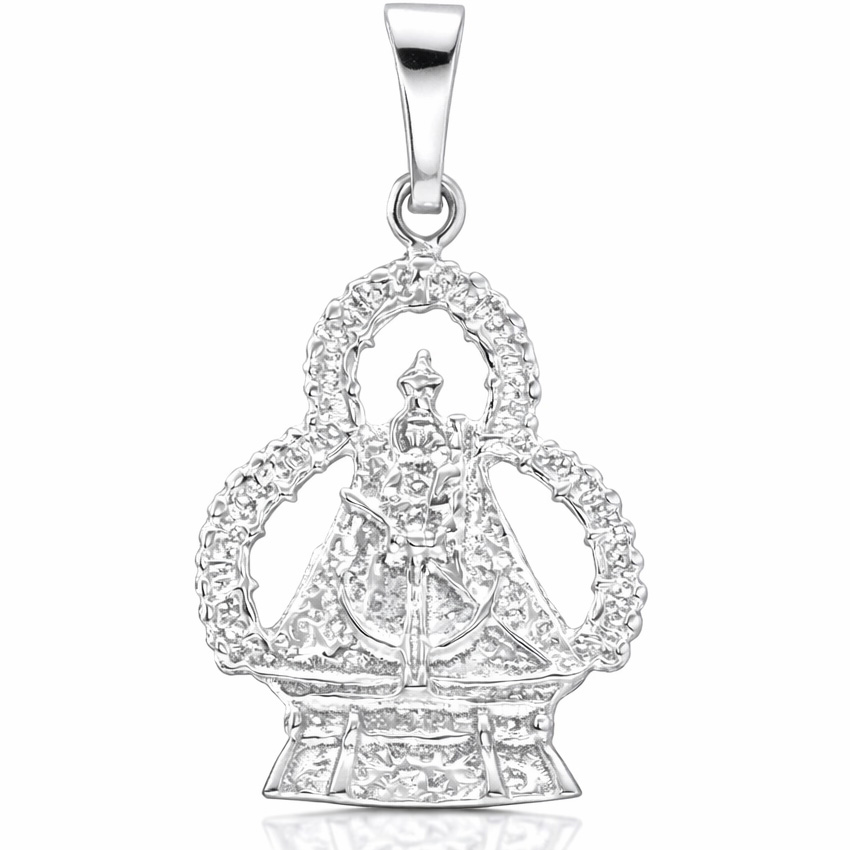 MEDALLA PLATA 925MM VIRGEN DE LA CABEZA GRANDE - 18x26MM
