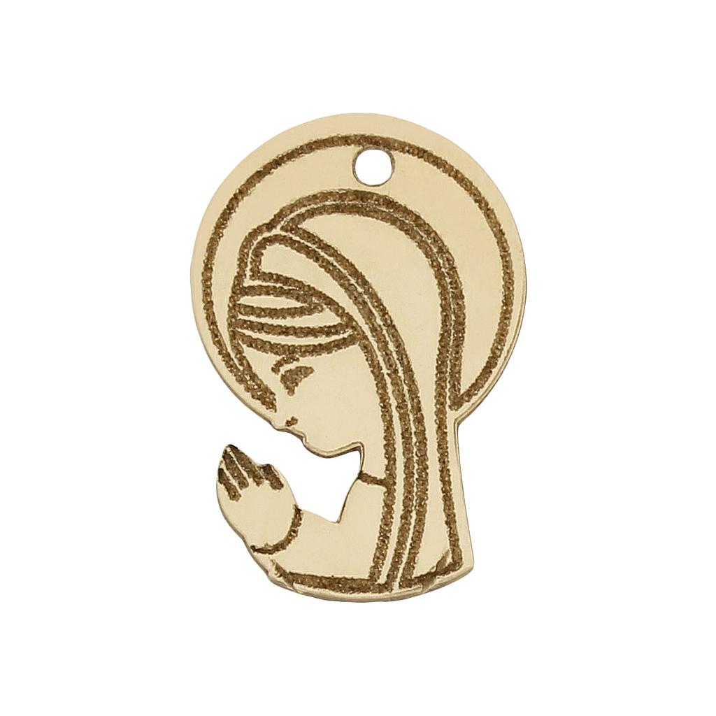 MI HISTORIA - ABALORIO ORO 18KL VIRGEN NIÑA