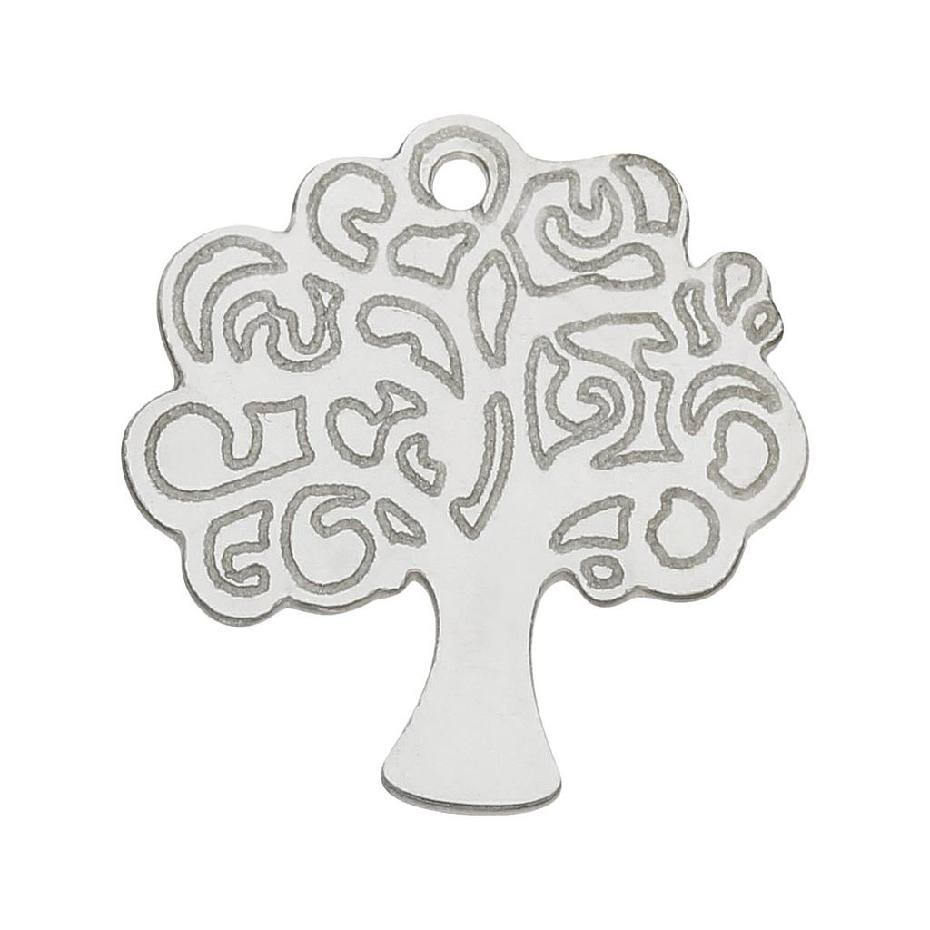 MI HISTORIA - ABALORIO PLATA 925MM ARBOL VIDA