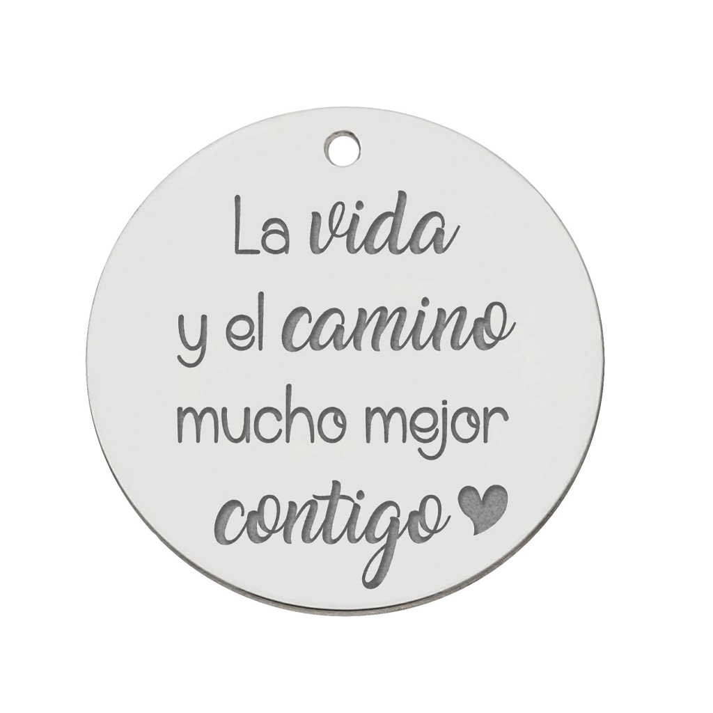 MI HISTORIA - ABALORIO PLATA 925MM CAMINO