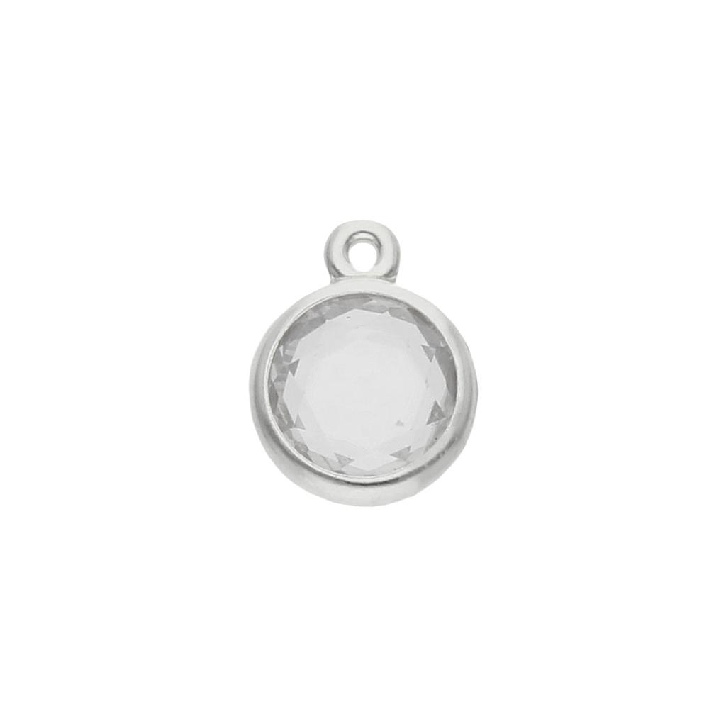 MI HISTORIA - ABALORIO PLATA 925MM CIRCONITA
