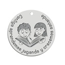 MI HISTORIA - ABALORIO PLATA 925MM CONTIGO APRENDEMOS