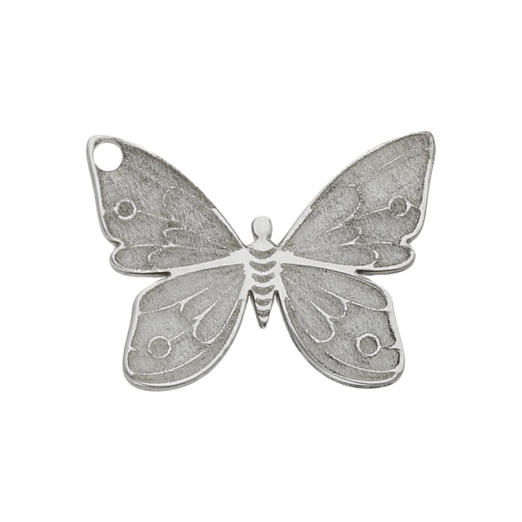 MI HISTORIA - ABALORIO PLATA 925MM MARIPOSA
