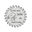 MI HISTORIA - ABALORIO SEÑO MATRICULA PLATA 925MM