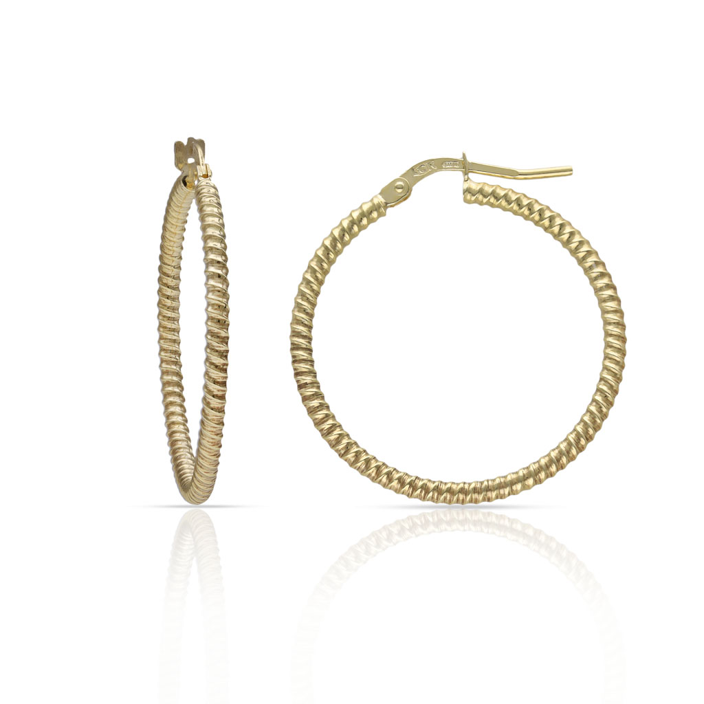 AROS PLATA CHAPADA ORO - 27MM