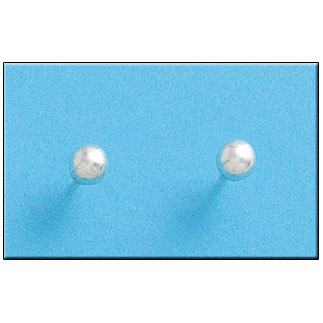 PENDIENTE PLATA 925MM BOLA 5MM