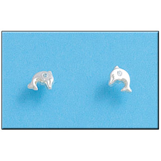 PENDIENTE PLATA 925MM DELFIN PEQUEÑO