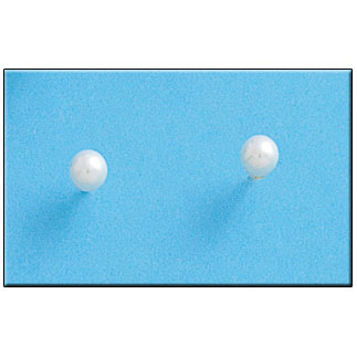 PENDIENTE PLATA 925MM PERLA SHELL - 4MM