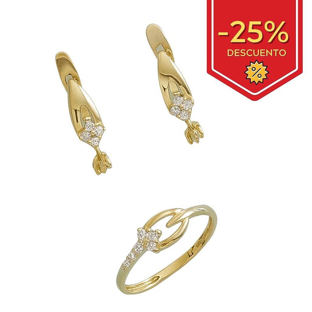 PENDIENTES ORO 18KL