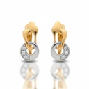 PENDIENTES ORO 18KL CIRCONITAS