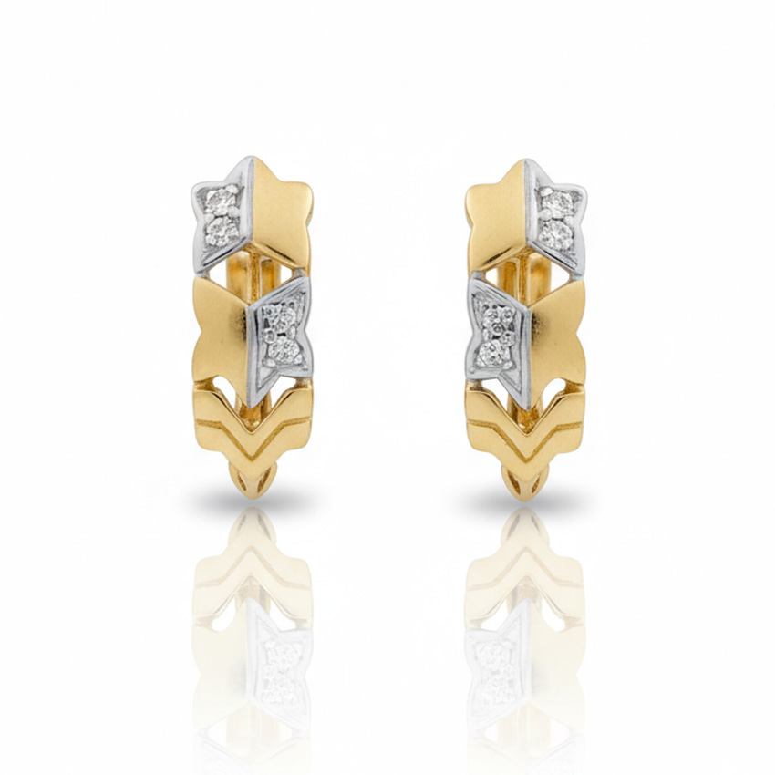 PENDIENTES ORO 18KL CIRCONITAS
