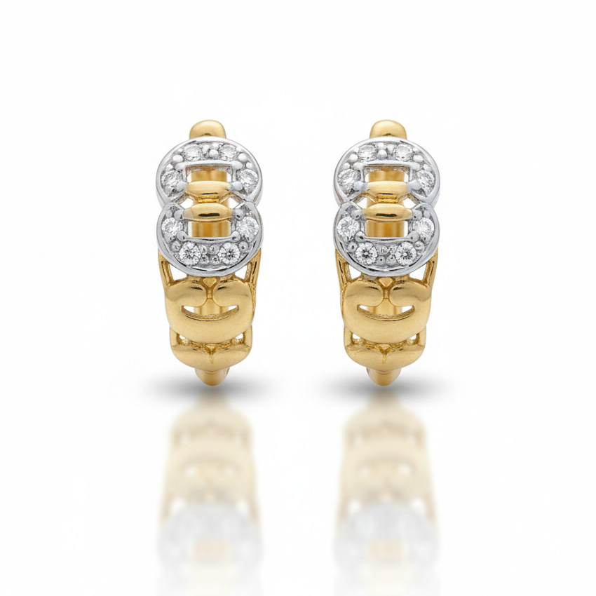 PENDIENTES ORO 18KL CIRCONITAS