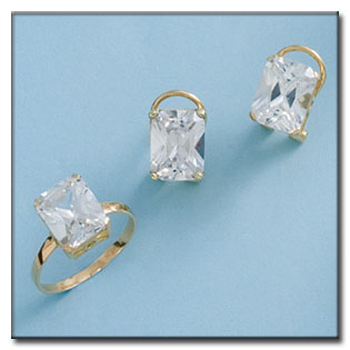 PENDIENTES ORO 18KL CIRCONITAS