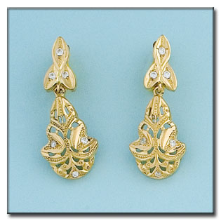 PENDIENTES ORO 18KL CIRCONITAS