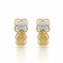 PENDIENTES ORO 18KL CIRCONITAS