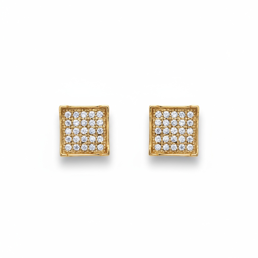 PENDIENTES ORO 18KL CIRCONITAS