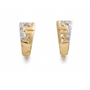 PENDIENTES ORO 18KL CIRCONITAS