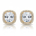 PENDIENTES ORO 18KL CIRCONITAS