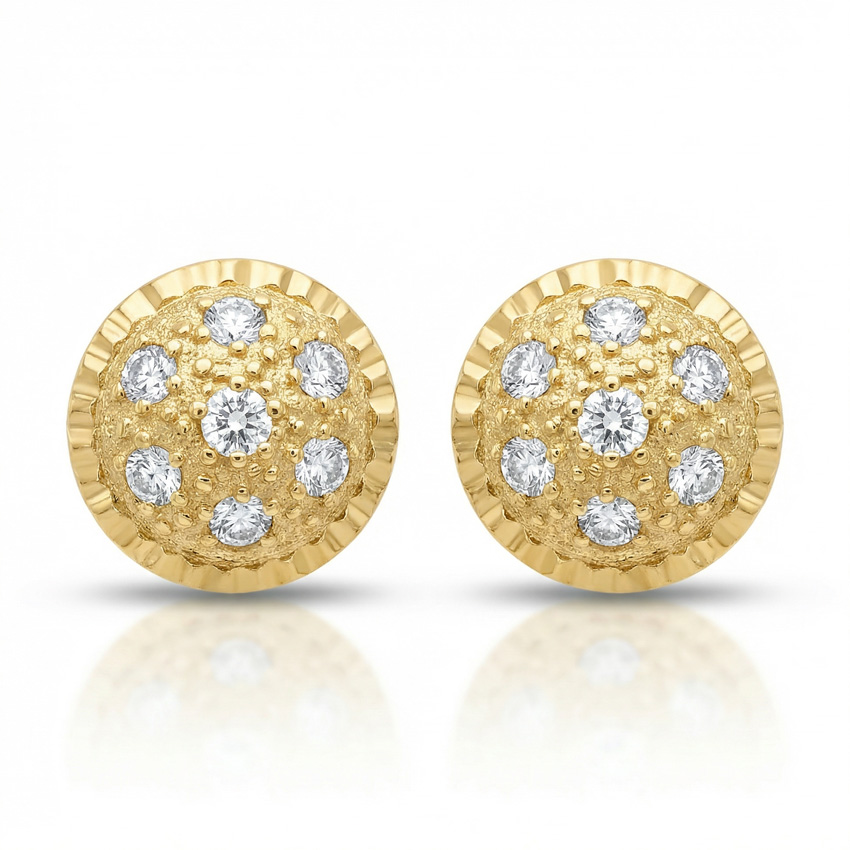 PENDIENTES ORO 18KL CIRCONITAS