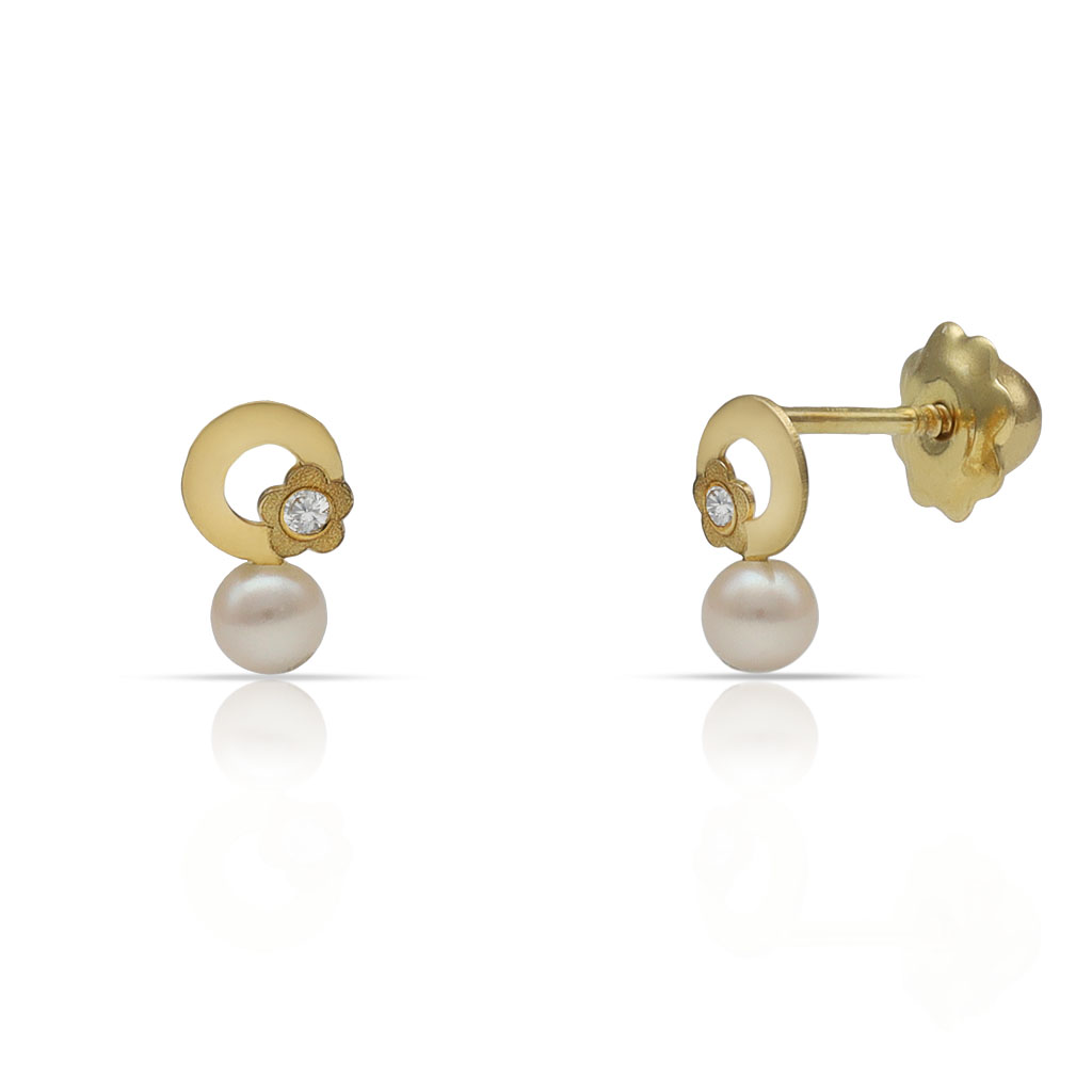 PENDIENTES ORO 18KL CIRCULO