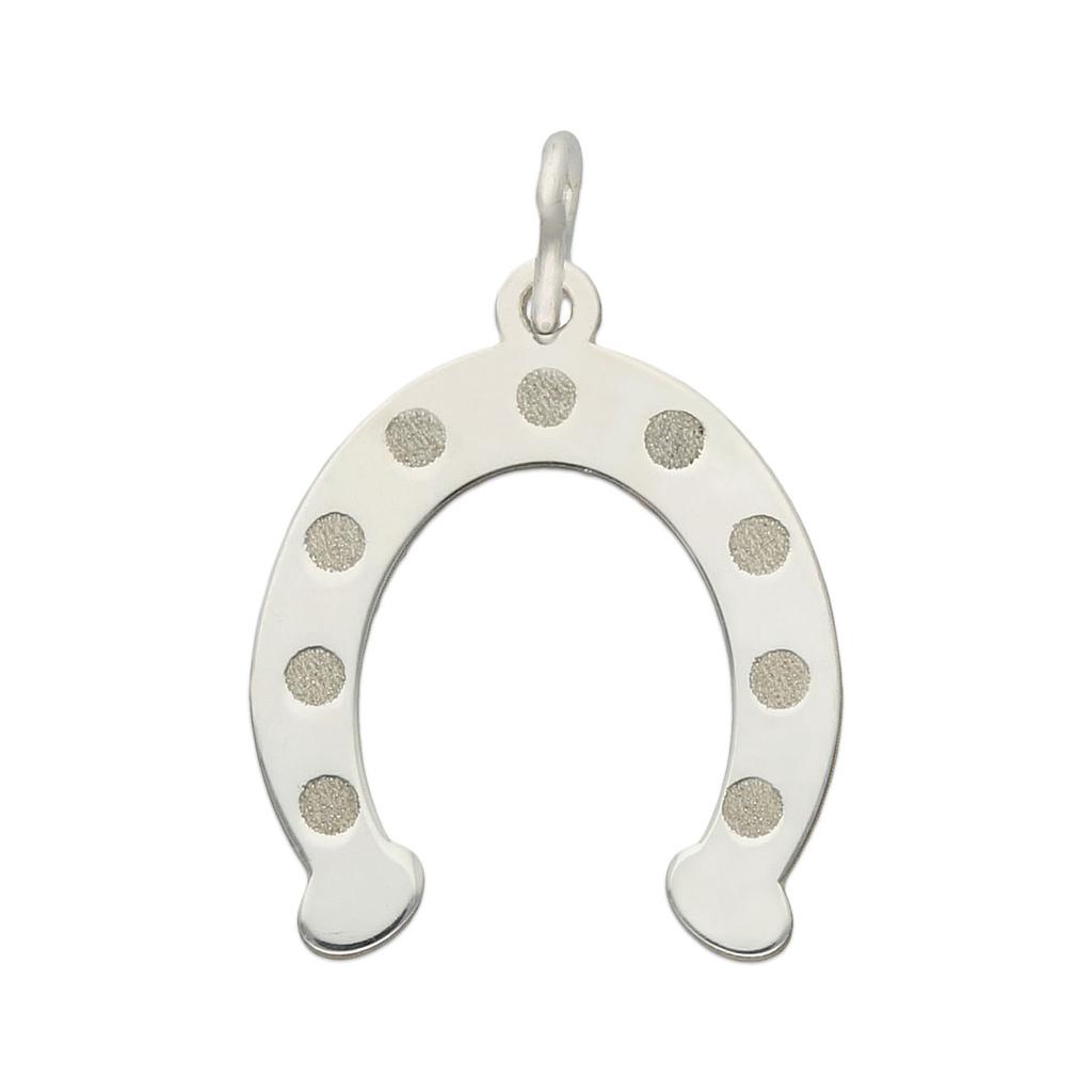 COLGANTE HERRADURA PLATA 925MM