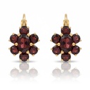 PENDIENTES ORO 18KL GRANATES