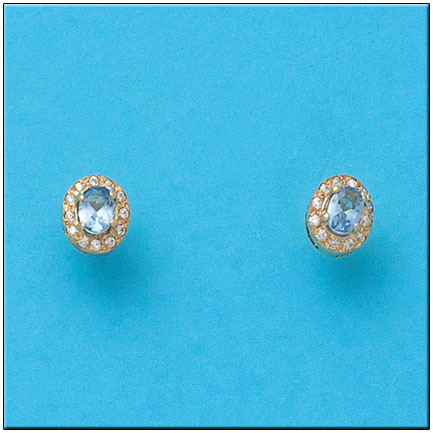 PENDIENTES ORO 18KL OVAL
