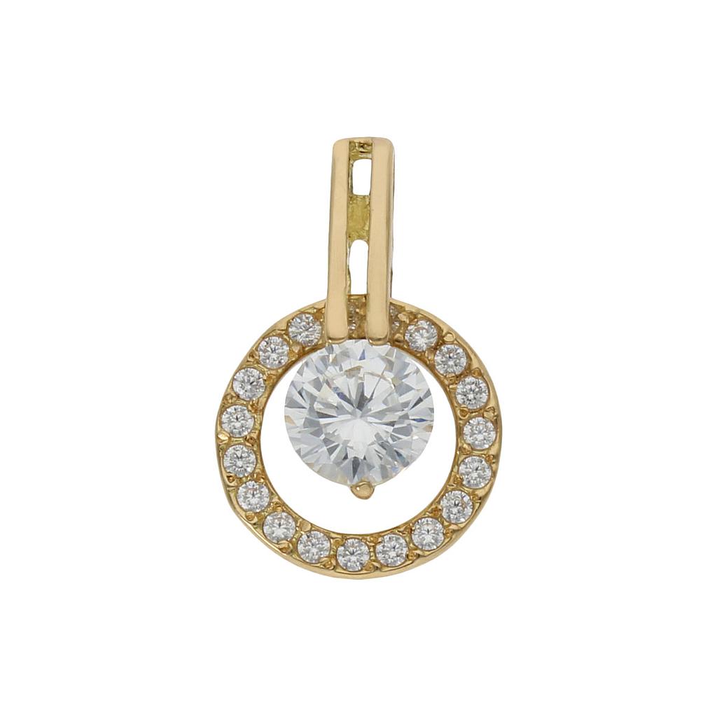COLGANTE ORO 18KL CIRCONITAS