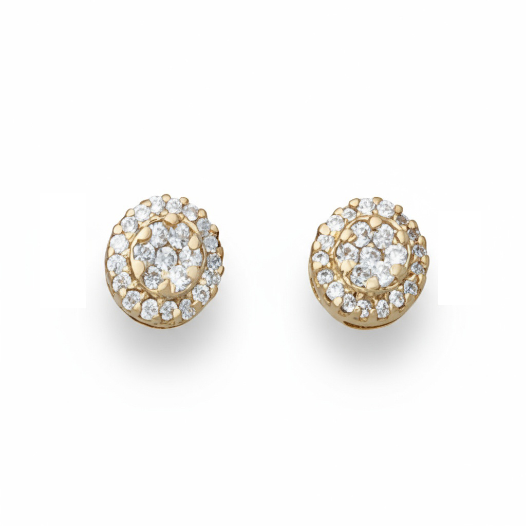 PENDIENTES ORO 18KL REDONDOS 8MM