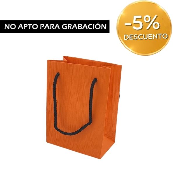 BOLSA PAPEL NARANJA 75X45X100 - 100 UNID