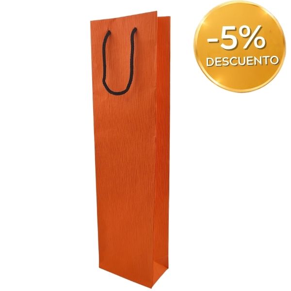 BOLSA PAPEL NARANJA 80X45X300 - 50 UNID