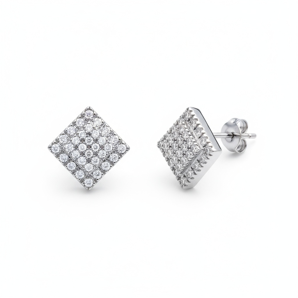 PENDIENTES PLATA 925MM CIRCONITAS