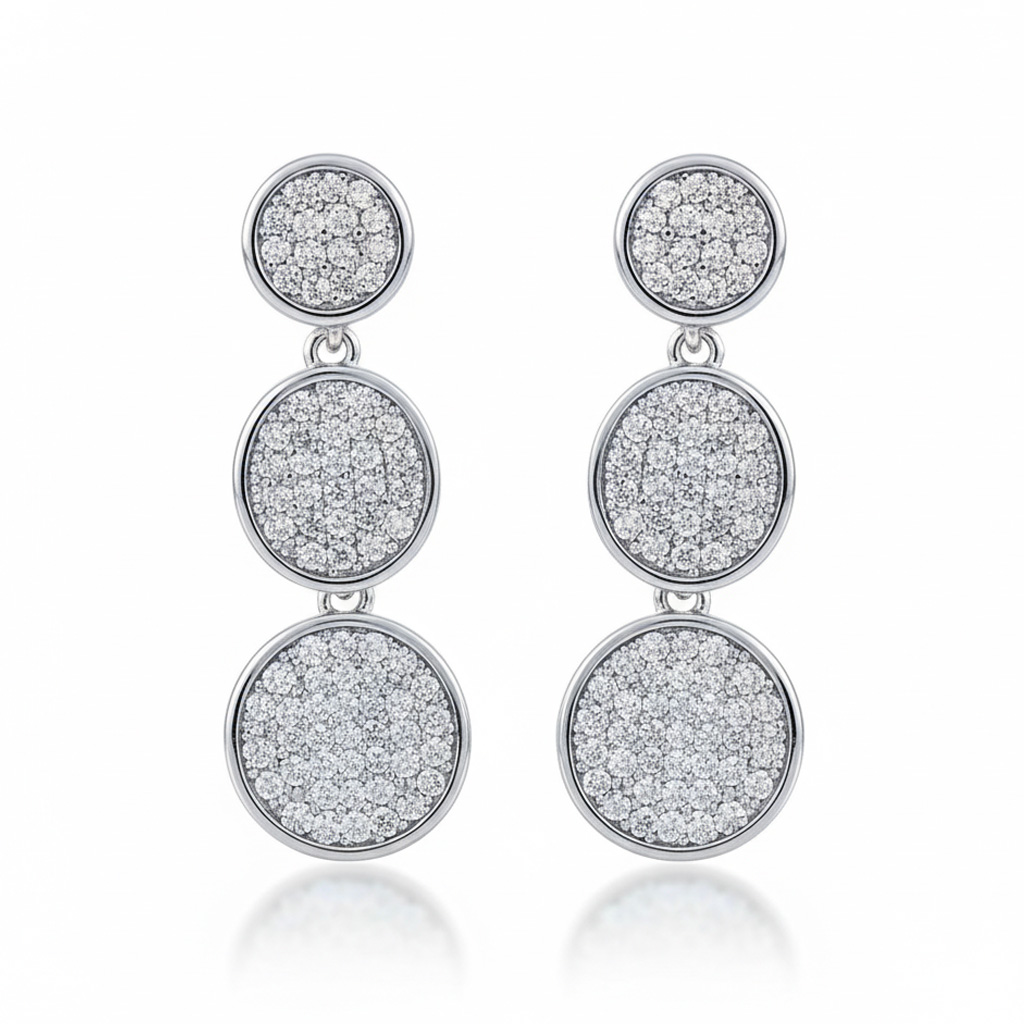 PENDIENTES PLATA 925MM CIRCULOS