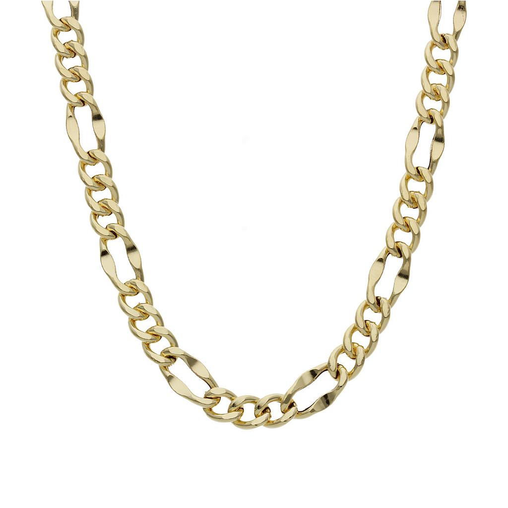 COLLAR HUECO ORO 18KL 3x1 - 4.50 MM