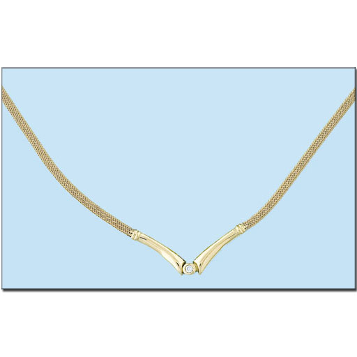 COLLAR ORO CIRCONITA 18KL