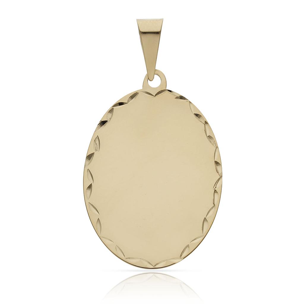 PLACA ORO 18KL TALLADA - 21X29MM
