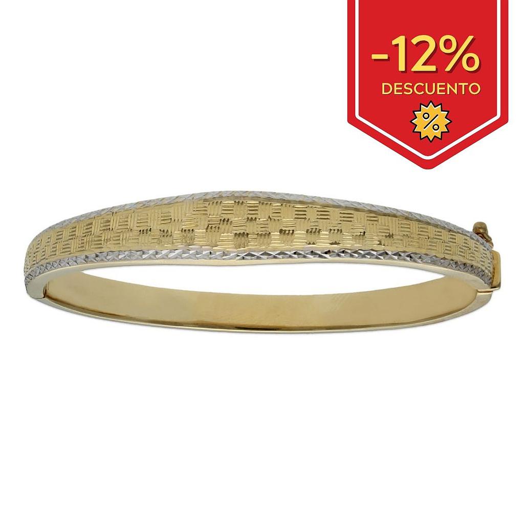 PULSERA CAÑA ORO 18KL