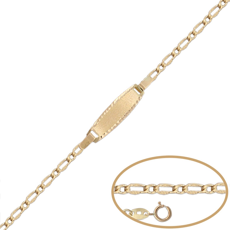 PULSERA ORO 18KL - 13.50CM