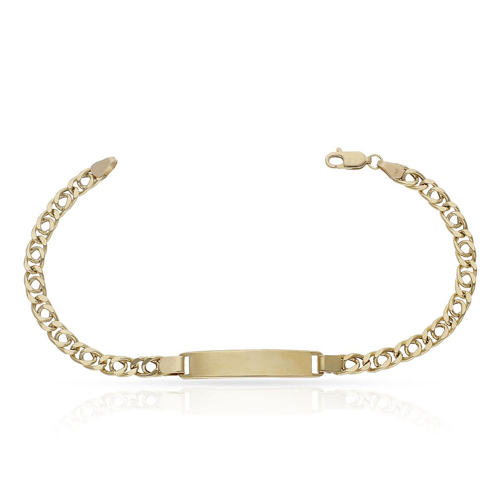 PULSERA ORO 18KL BARBADA DOBLE