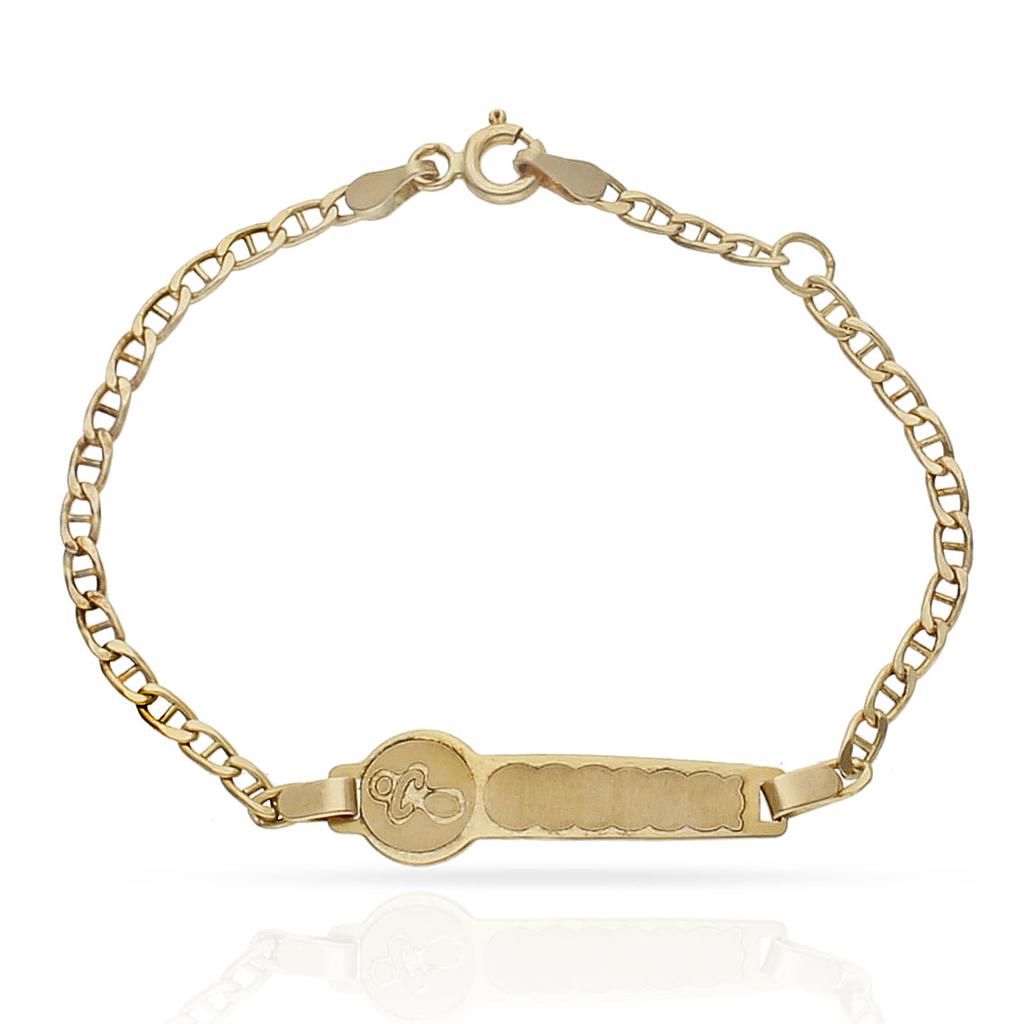 PULSERA ORO 18KL CHUPETE ANCLA