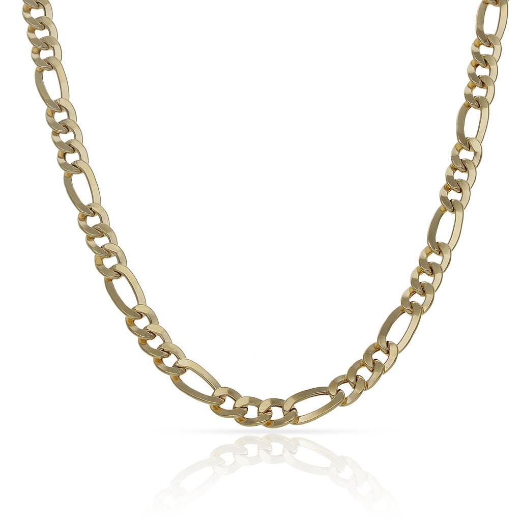 CADENA ORO 18KL HUECA 3x1 - 4MM