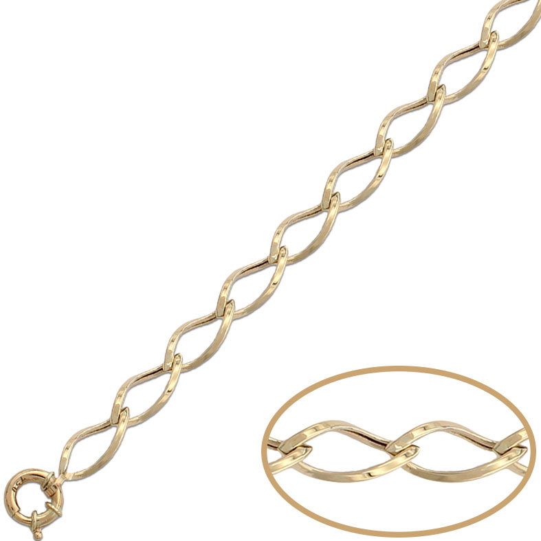PULSERA ORO 18KL HUECA