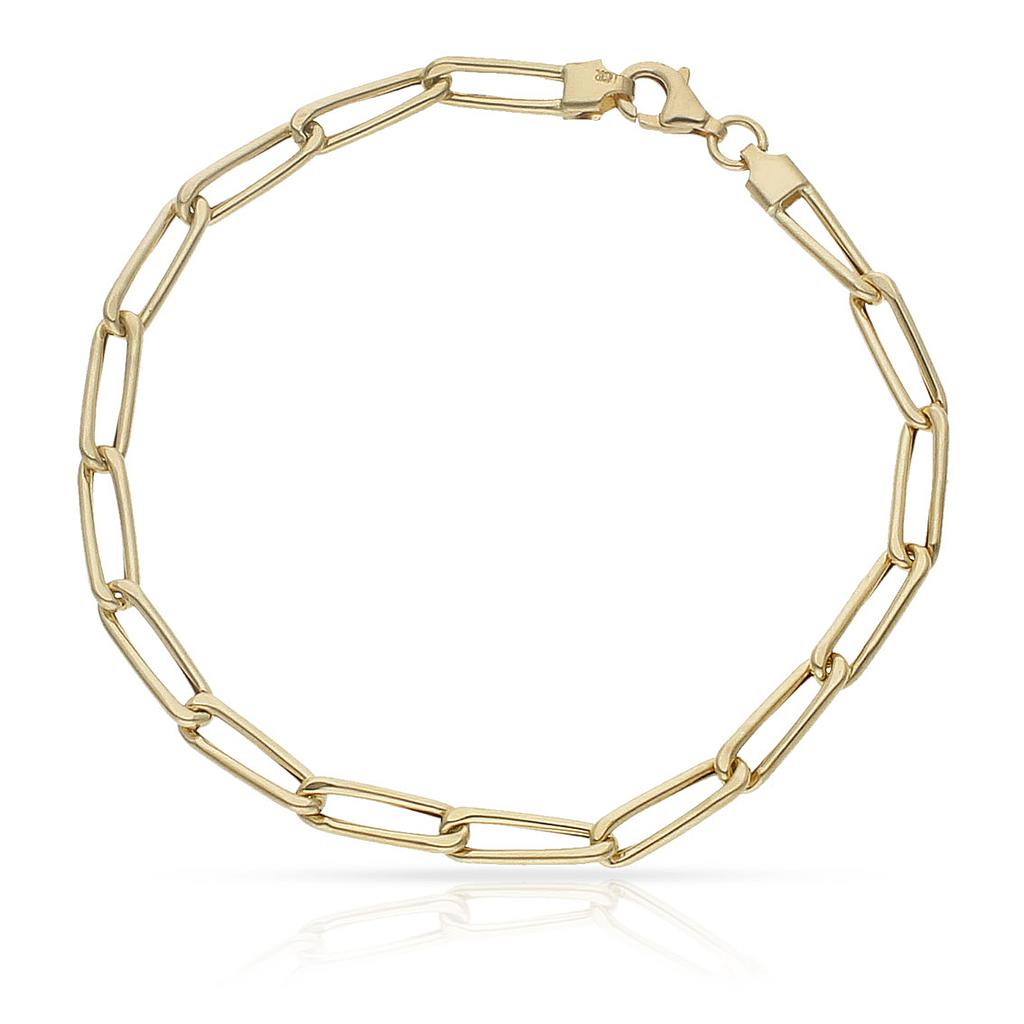 PULSERA ORO 18KL HUECA FIGARO - 4MM