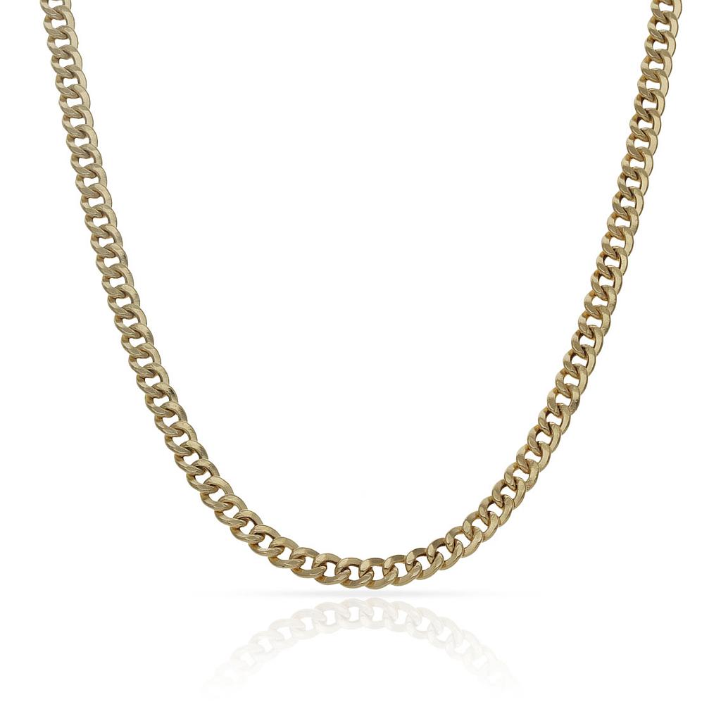 CADENA ORO 18KL HUECA BARBADA - 3MM