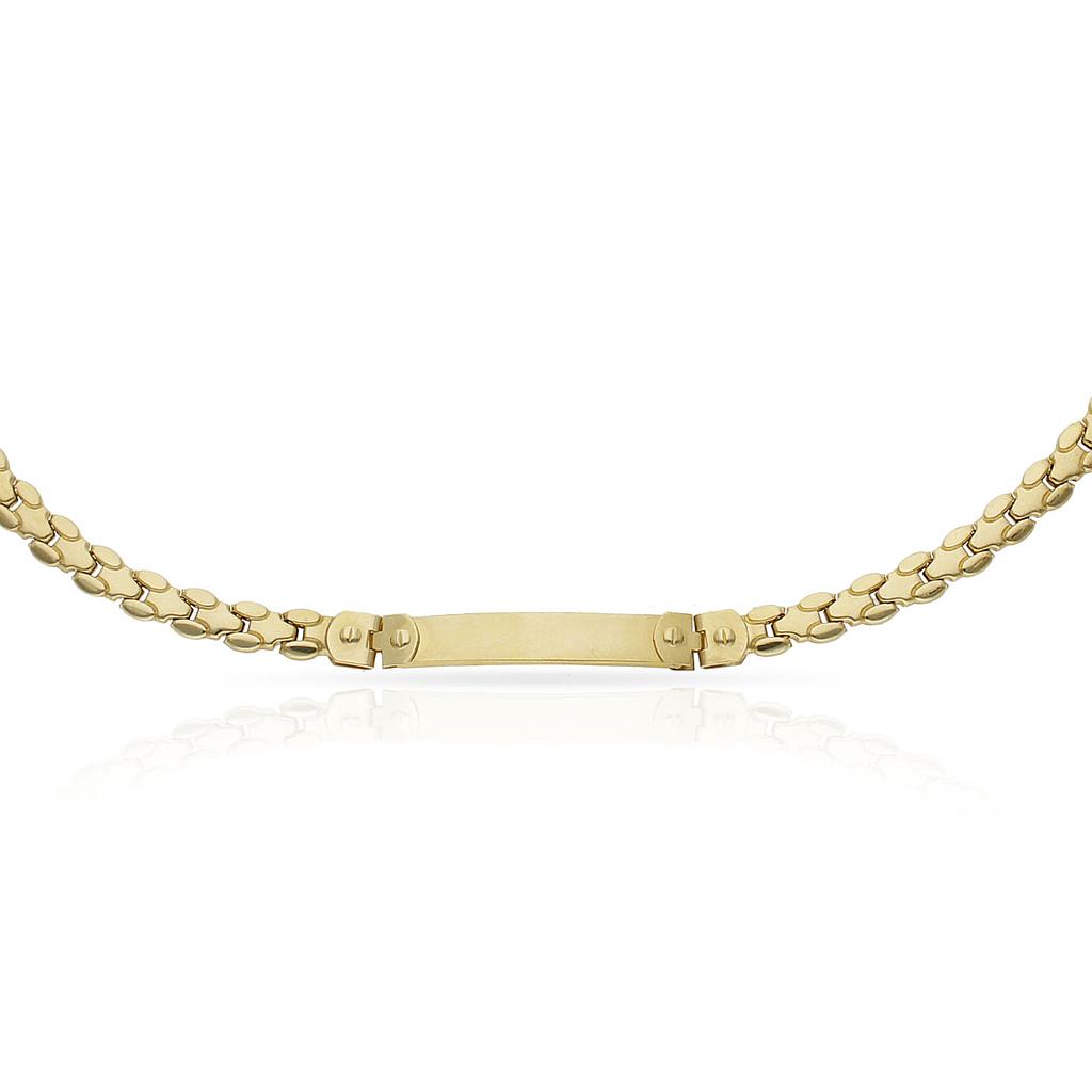 PULSERA ORO 18KL PLACA