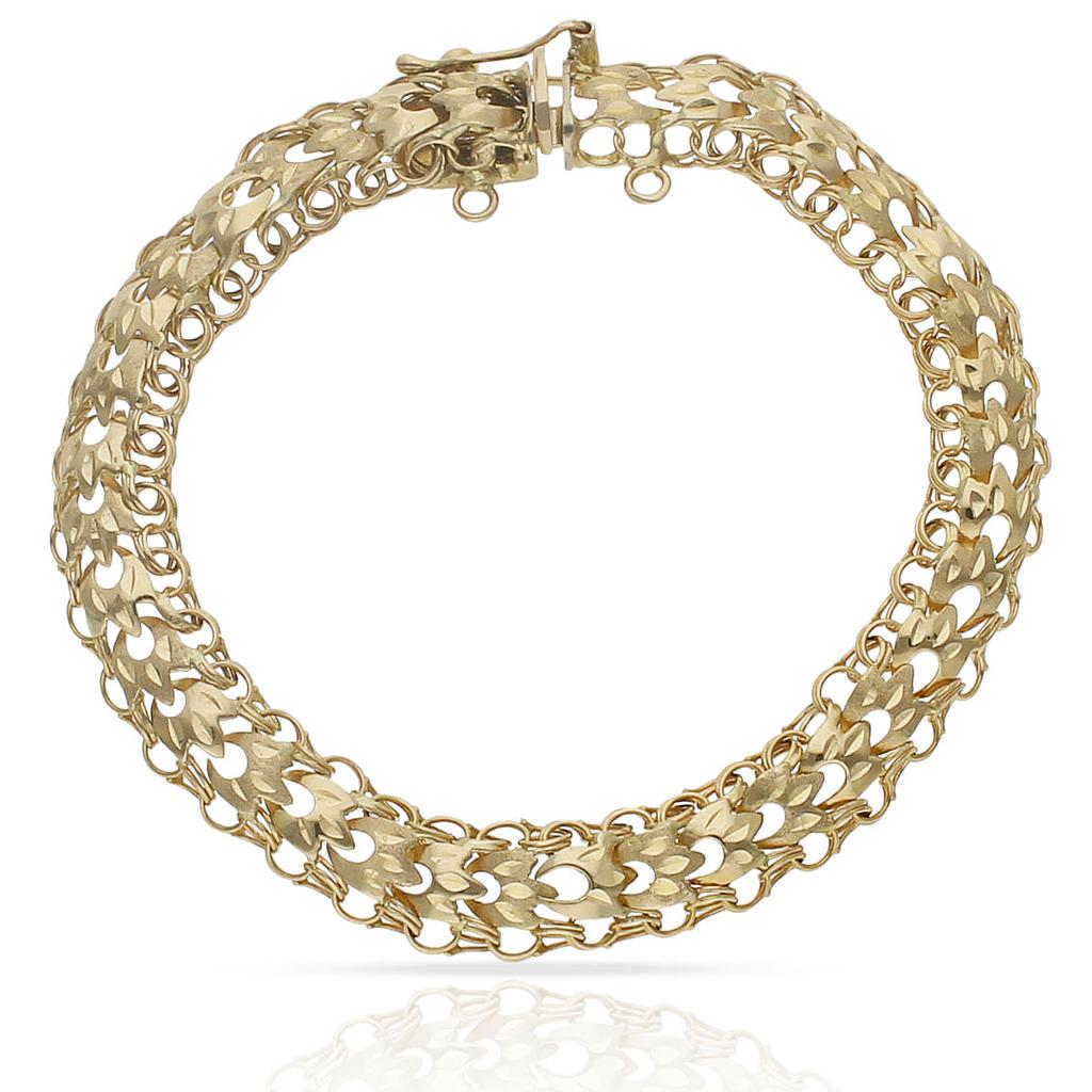 PULSERA ORO 18KL PRINCESA - 9MM