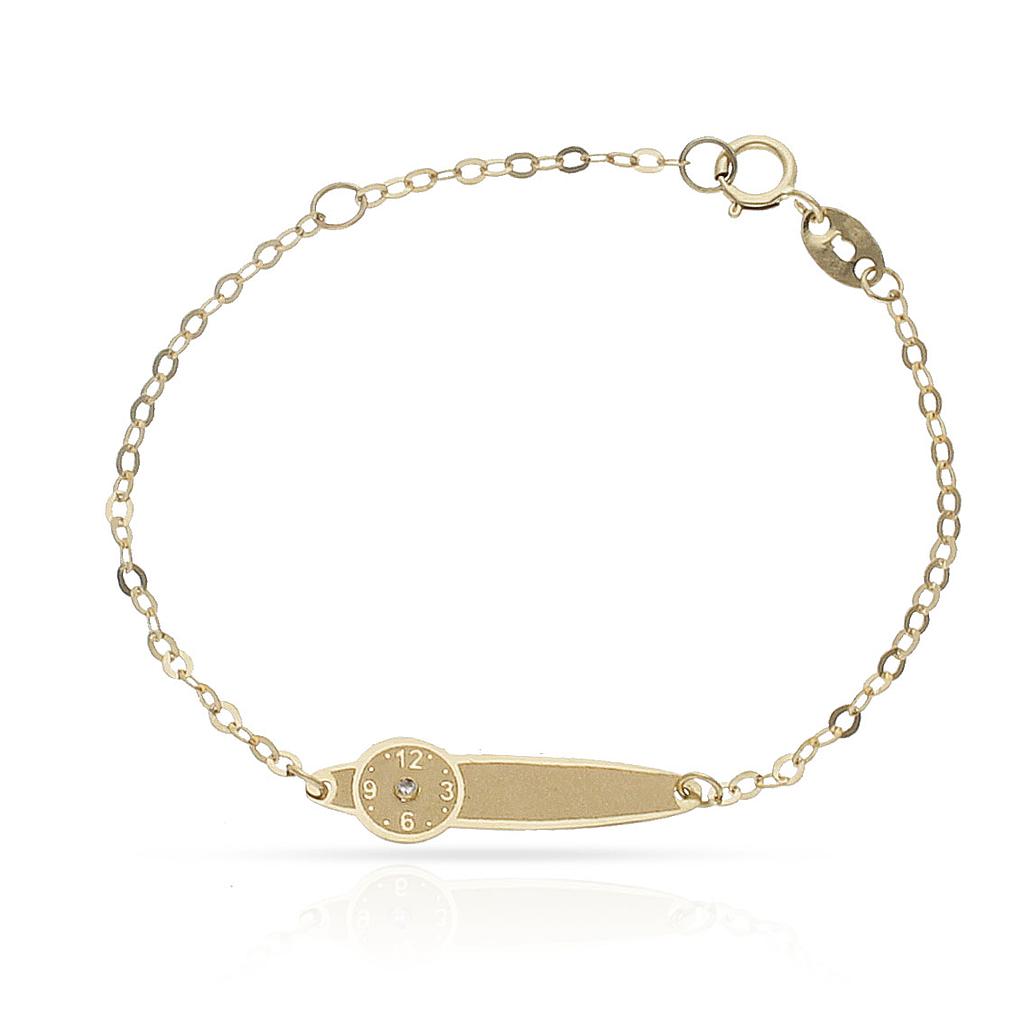 PULSERA ORO 18KL RELOJ CIRCONITA