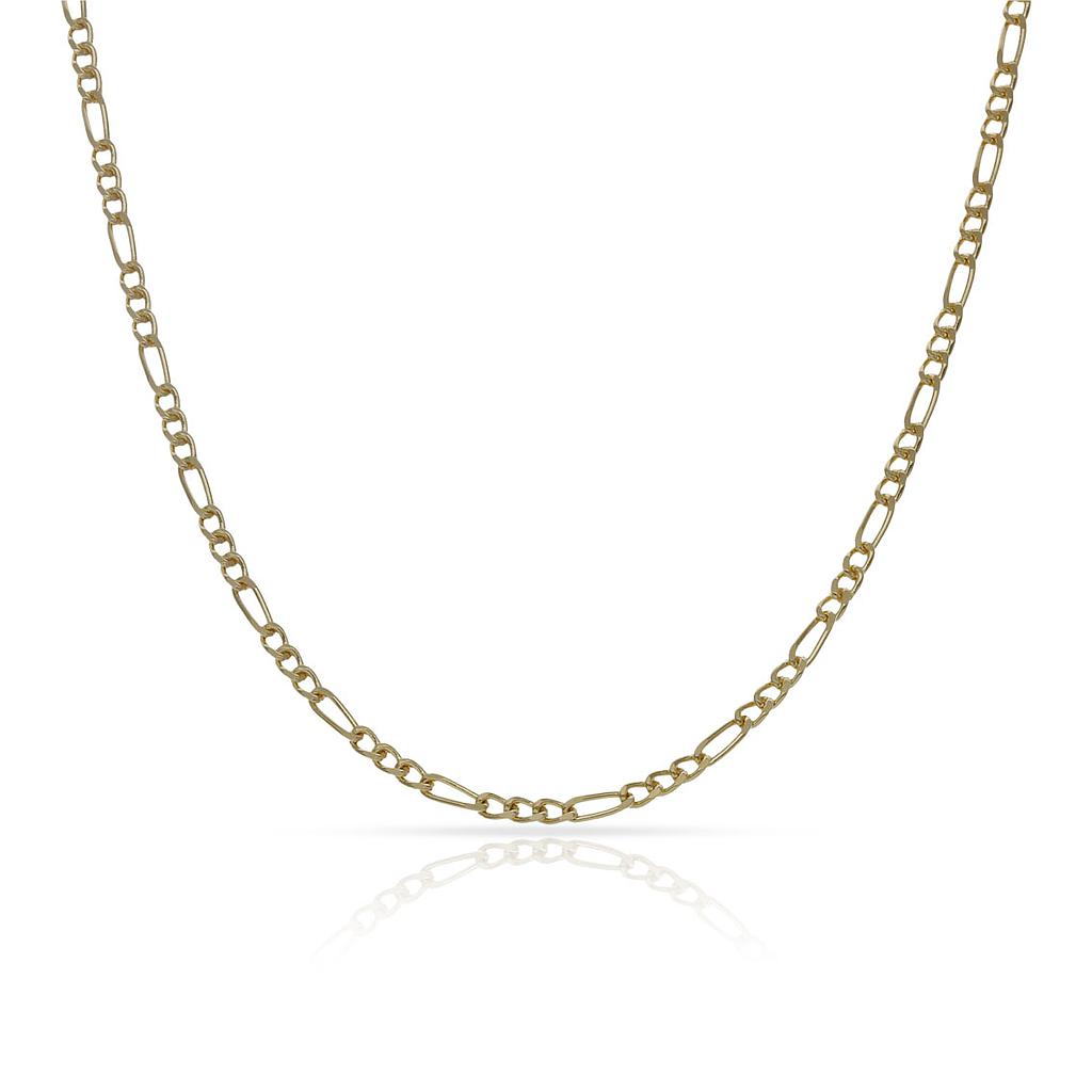 CADENA ORO 18KL MACIZA 3X1 - 2MM