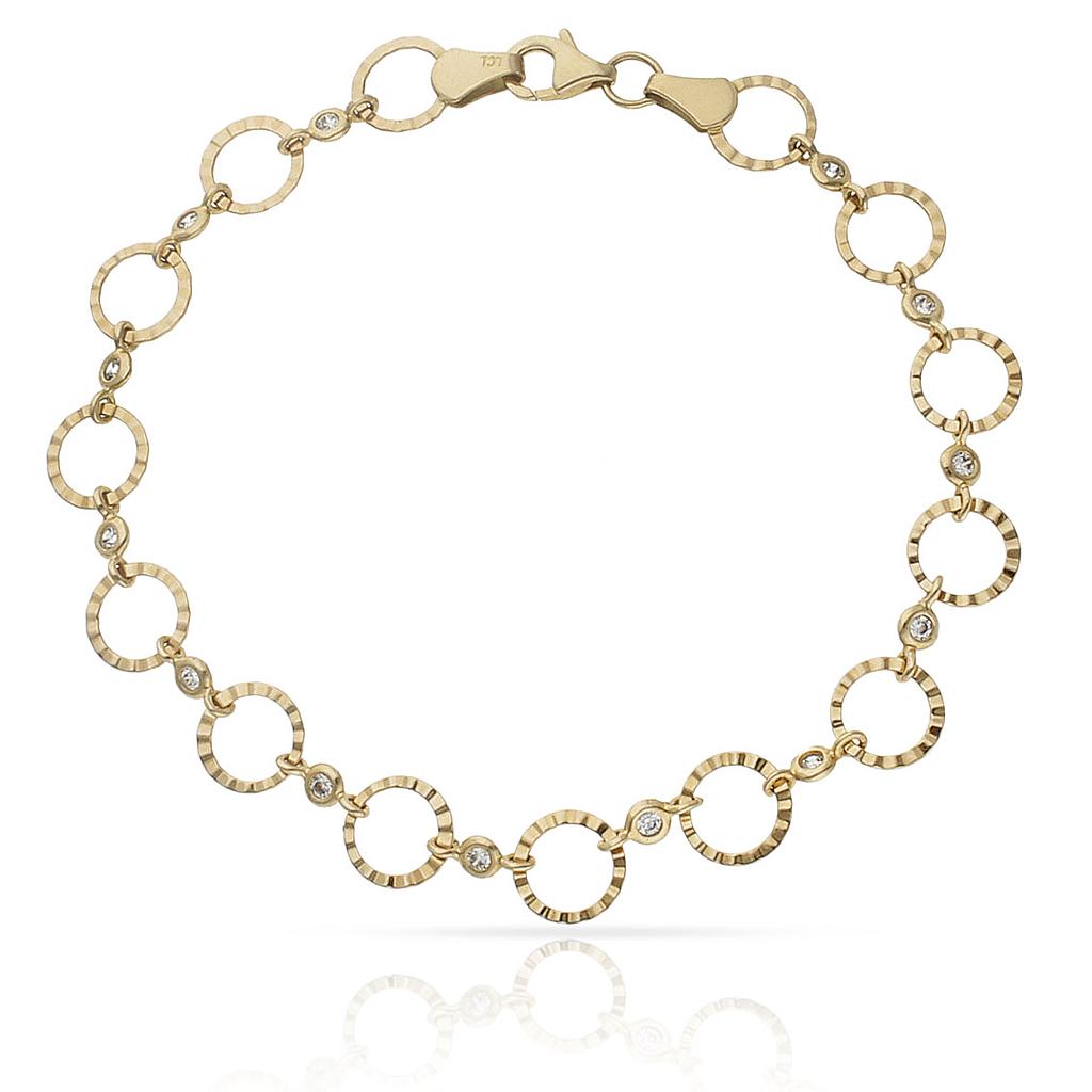 PULSERA ORO 18KL TROQUELADA